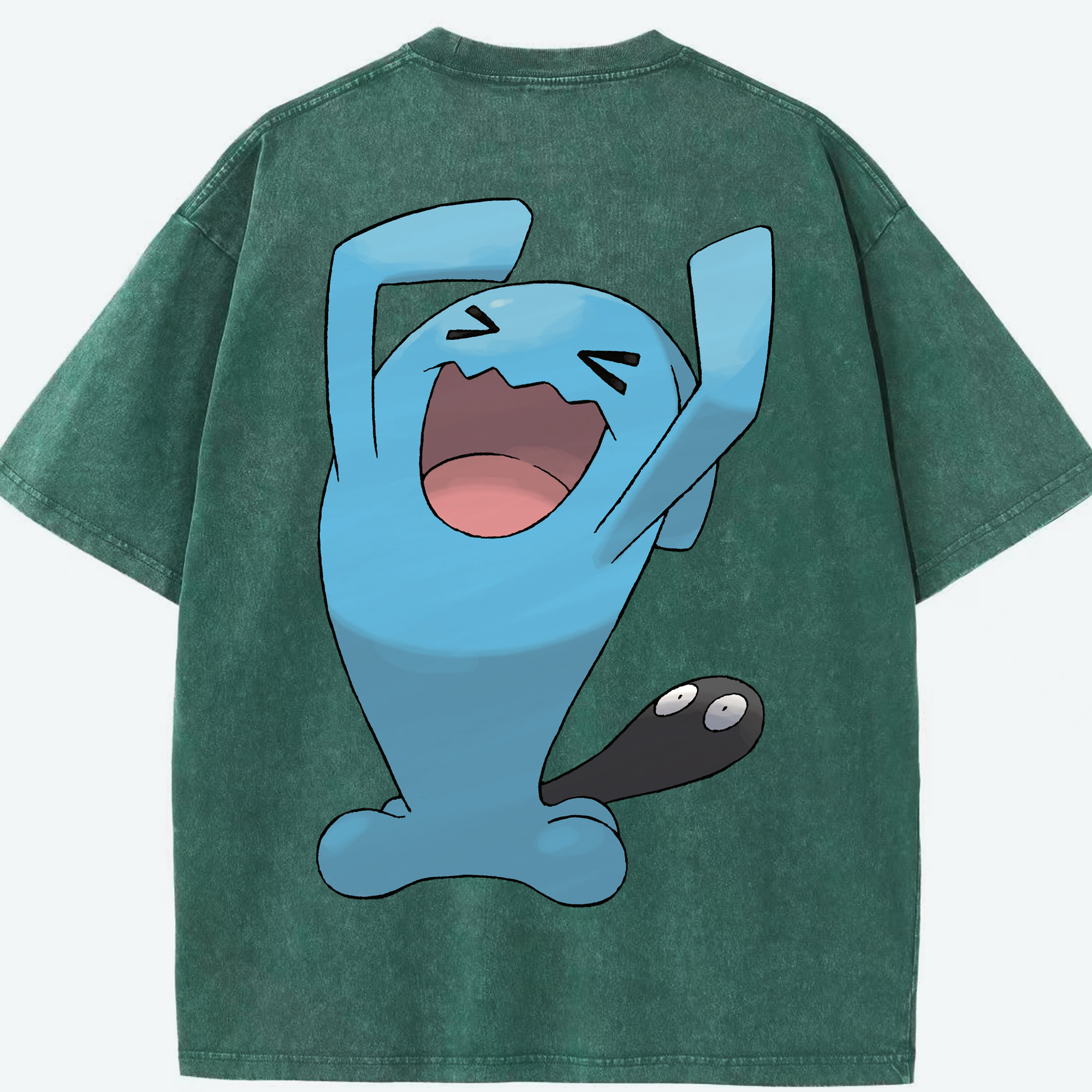 （画像用） ポケットモンスター Pokémon 綿100% ヴィンテージ風 半袖Tシャツ（背面プリント）